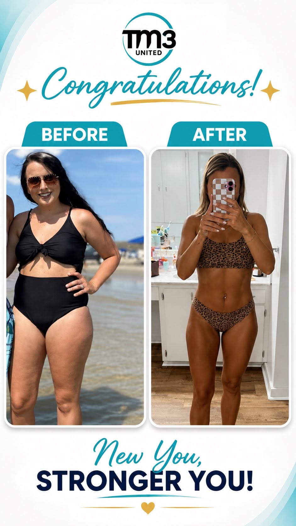 TM3 customer before and after transformation