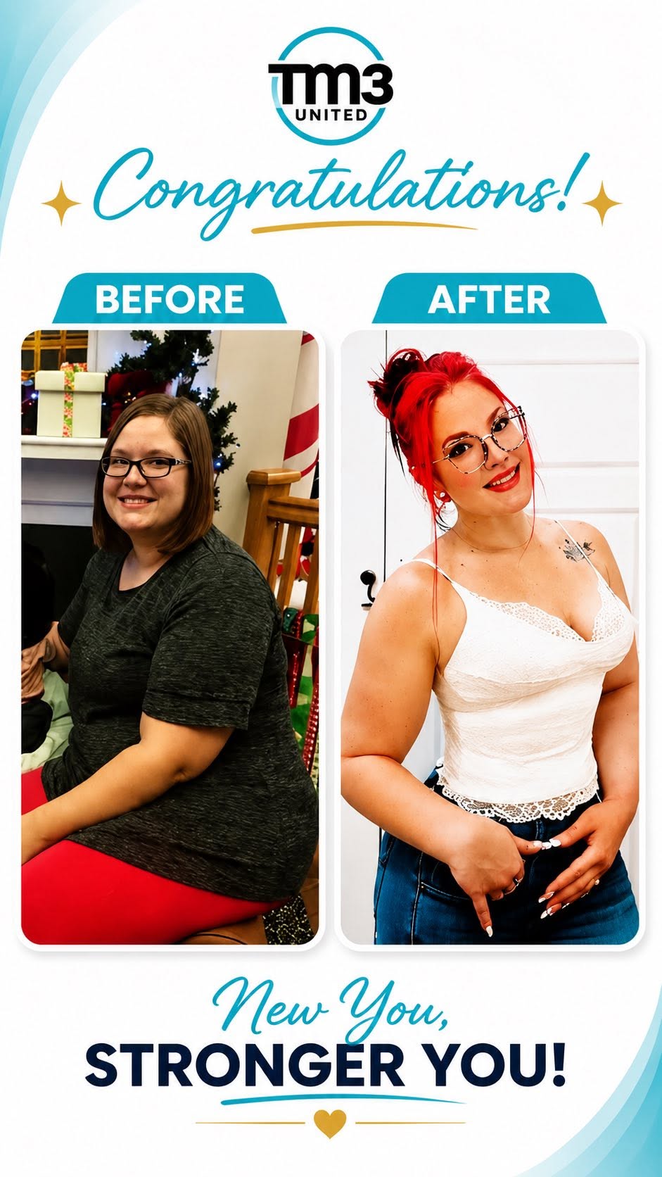 TM3 customer before and after transformation